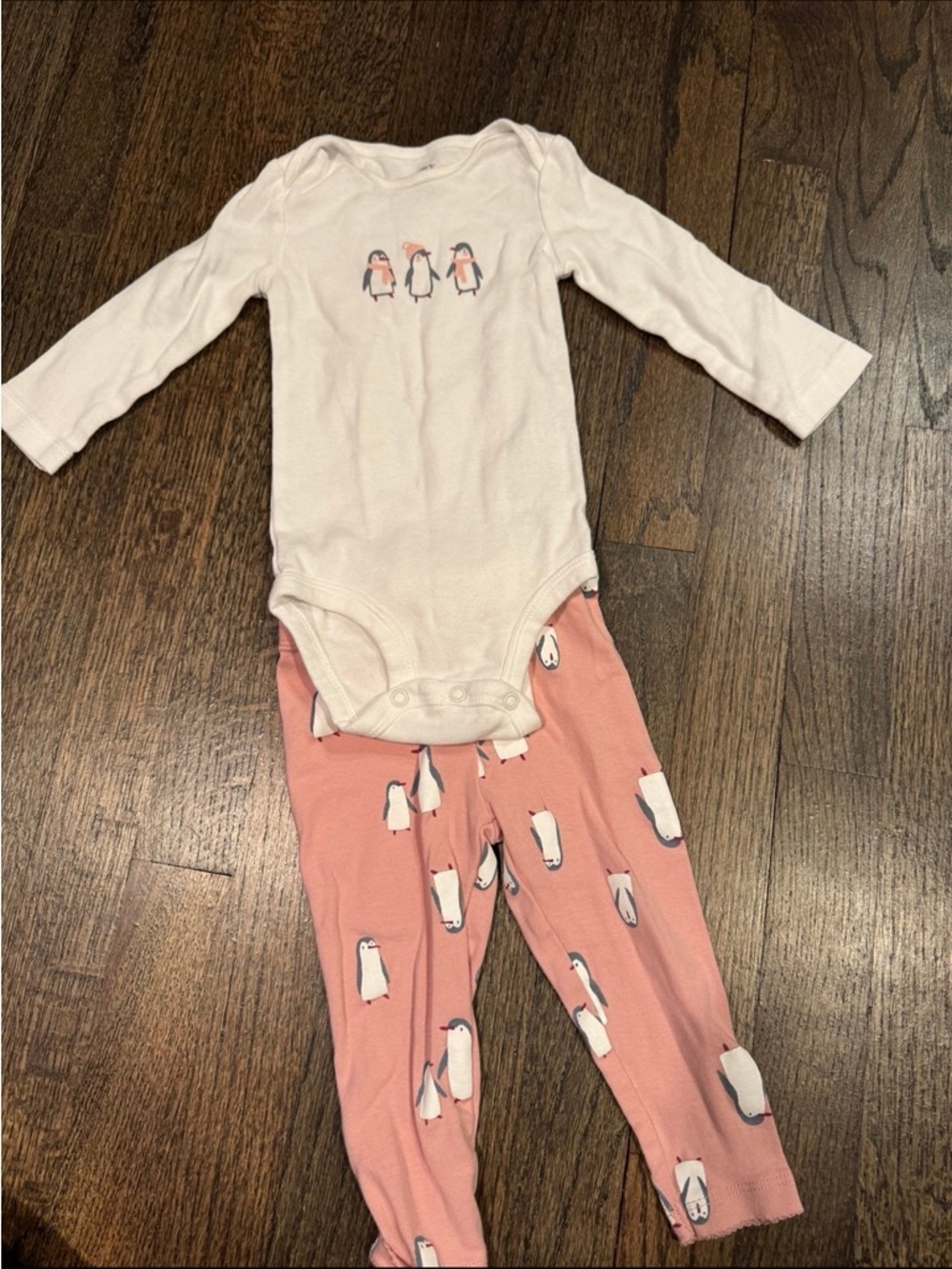 Baby Girl penguin outfit size 12 months